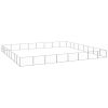 Dog Kennel Silver 688.9 ft² Steel