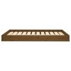 Dog Bed Honey Brown 40"x29.1"x3.5" Solid Wood Pine