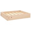 Dog Bed 20.3"x17.3"x3.5" Solid Wood Pine